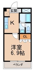 六十谷駅 バス3分  鳥井下車：停歩5分 2階の物件間取画像